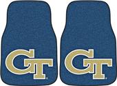 Fan Mats Georgia Tech Black Carpet Car Mats