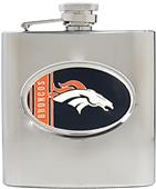 NFL Denver Broncos 6oz Stainless Steel Flask