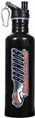 NFL Denver Broncos Black Stainless Water Bottle