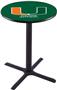 University of Miami FL Pub Table X Style Base