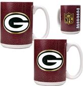 NFL Green Bay Packers Gameball Mug (Set of 2)