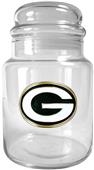 NFL Green Bay Packers Glass Candy Jar