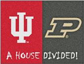 Fan Mats Indiana/Purdue House Divided Mat Fan Mats Indiana/Purdue House Divided Mat