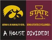 Fan Mats Iowa/Iowa State House Divided Mat