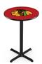 Chicago Blackhawks NHL Red Pub Table X Style Base