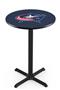 Columbus Blue Jackets NHL Pub Table X Style Base