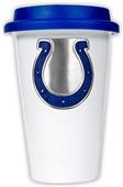 NFL Indianapolis Colts Ceramic Cup with Blue Lid
