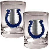 NFL Indianapolis Colts 14oz Rocks Glass Set of 2