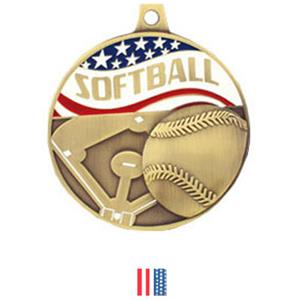 GOLD MEDAL/FLAG RIBBON