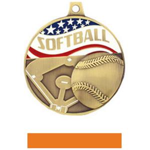 GOLD MEDAL/ORANGE RIBBON