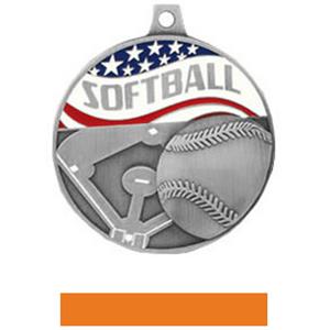 SILVER MEDAL/ORANGE RIBBON