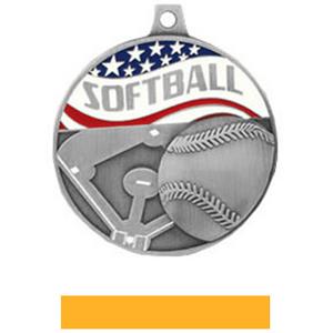 SILVER MEDAL/YELLOW RIBBON