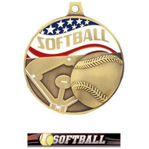 GOLD MEDAL/ULTIMATE SOFTBALL RIBBON