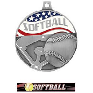 SILVER MEDAL/ULTIMATE SOFTBALL RIBBON