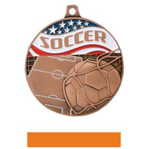 BRONZE MEDAL/ORANGE RIBBON