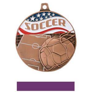 BRONZE MEDAL/PURPLE RIBBON
