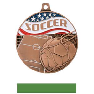 BRONZE MEDAL/GREEN RIBBON