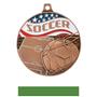 Hasty Awards Americana Soccer Medals