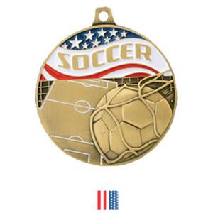 GOLD MEDAL/FLAG RIBBON