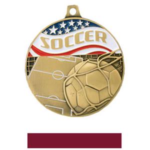 GOLD MEDAL/MAROON RIBBON