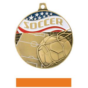 GOLD MEDAL/ORANGE RIBBON