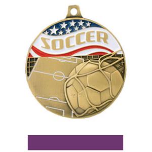 GOLD MEDAL/PURPLE RIBBON