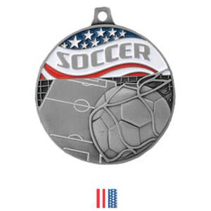 SILVER MEDAL/FLAG RIBBON