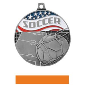 SILVER MEDAL/ORANGE RIBBON