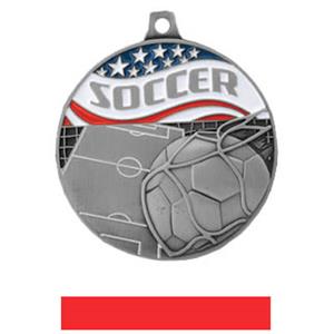 SILVER MEDAL/RED RIBBON