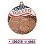 Hasty Awards Americana Soccer Medals