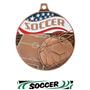 Hasty Awards Americana Soccer Medals