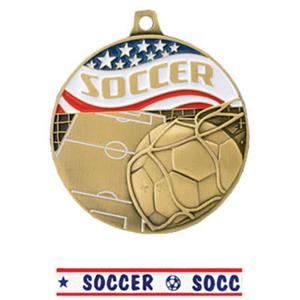 GOLD MEDAL/AMERICANA SOCCER RIBBON