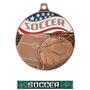 Hasty Awards Americana Soccer Medals