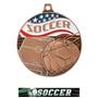 Hasty Awards Americana Soccer Medals
