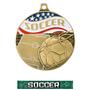 Hasty Awards Americana Soccer Medals