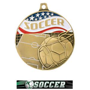 GOLD MEDAL/ULTIMATE SOCCER RIBBON