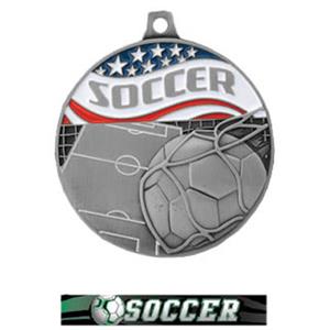 SILVER MEDAL/ULTIMATE SOCCER RIBBON