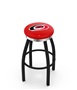 Carolina Hurricanes NHL Flat Ring Blk Bar Stool