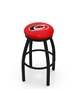 Carolina Hurricanes NHL Flat Ring Blk Bar Stool