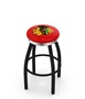 Chicago Blackhawks Red NHL Flat Ring Blk Bar Stool