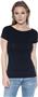 In Your Face Apparel Junior Wide Neck Scoop Tee