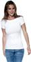 In Your Face Apparel Junior Wide Neck Scoop Tee