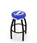 Tampa Bay Lightning NHL Flat Ring Blk Bar Stool