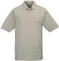 TRI MOUNTAIN Montecito Polyester Tonal Plaid Polo