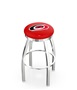 Carolina Hurricanes NHL Flat Ring Chrome Bar Stool