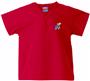 University of Kansas Kid's Red Scrub Tops
