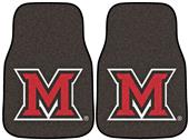 Fan Mats Miami of Ohio Carpet Car Mats (set) Fan Mats Miami of Ohio Carpet Car Mats (set)