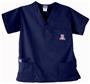 University of Arizona Navy 3-Pocket Scrub Tops