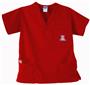 University of Arizona Red 3-Pocket Scrub Tops