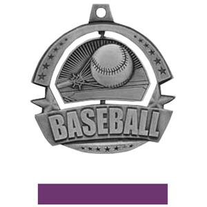 SILVER MEDAL / PURPLE RIBBON